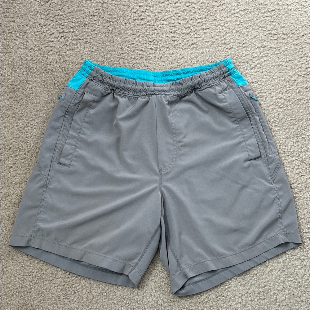 Birddogs Teal and Gray Athletic Shorts
